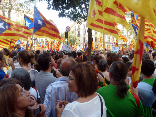La manifestació de la Diada de 2012, ara recollida en un documental.