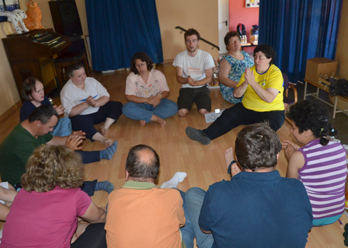 Una activitat de l'Associació El Trampolí.