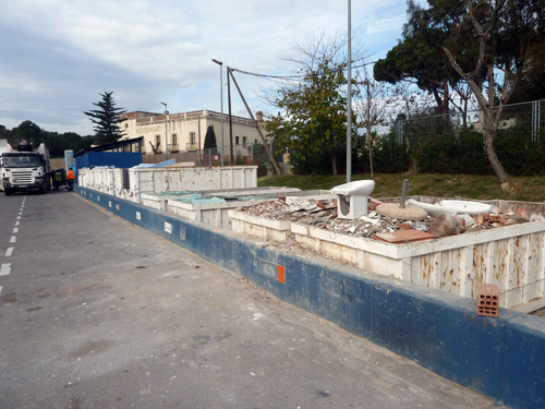 La deixalleria municipal, al polígon industrial de Sant Joan.