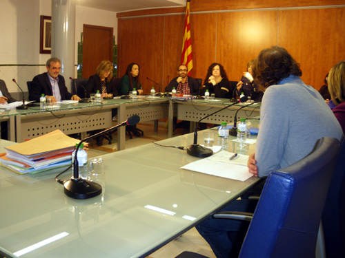 Imatge del Ple del passat mes de gener.