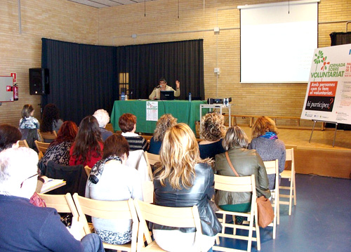 Jornades de Voluntariat a Palamós, el passat dissabte. (Foto: voluntaris.cat).