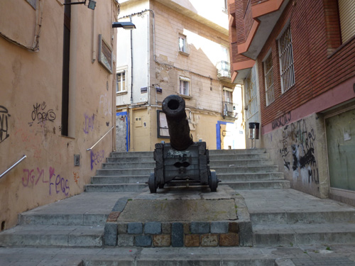 El carrer del Canó, aquest matí.