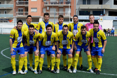 Un onze inicial del Palamós CF, aquesta temporada.