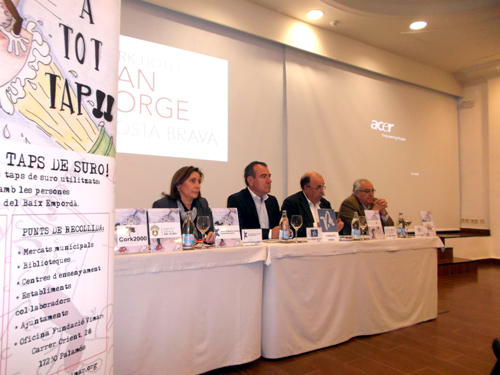 Acte de presentació del projecte 'A tot tap', avui a Platja d'Aro.