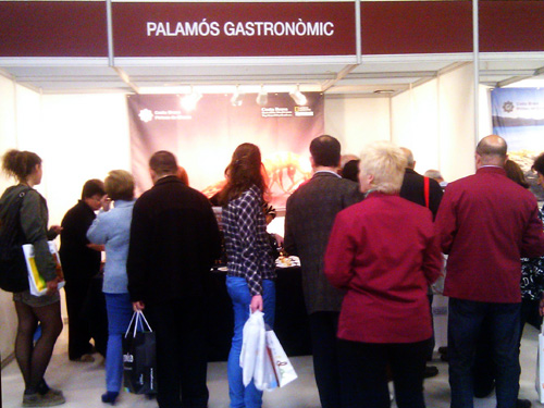 Activitat a l'estand 'Palamós Gastronòmic', avui al SITC.