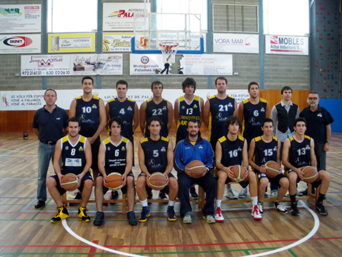 Sènior masculí A del Club Esportiu Palamós, aquesta temporada.