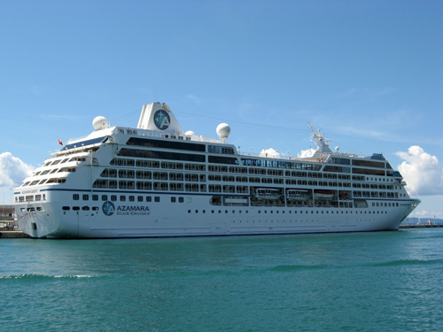 L'Azamara Quest, un dels creuers que visitarà Palamós aquest pròxim mes de maig.