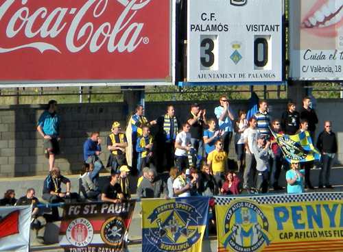 El Palamós CF ha derrotat la Rapitenca per tres a zero.