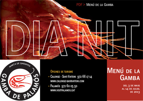 Menú de la Gamba 2013