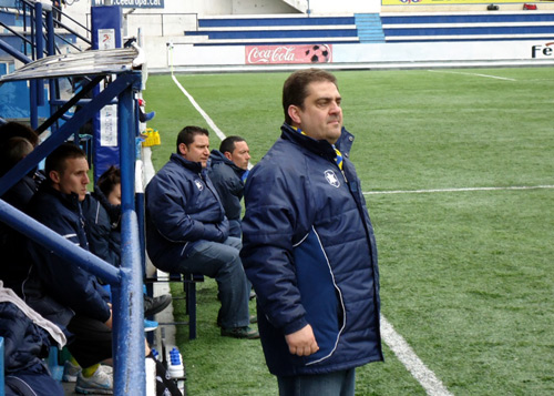 Eduardo Vílchez, entrenador del Palamós CF.