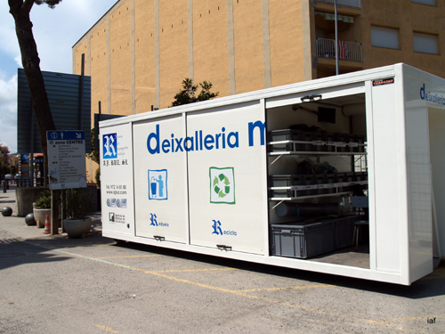 Servei de deixalleria mòbil de l'Ajuntament de Palamós.