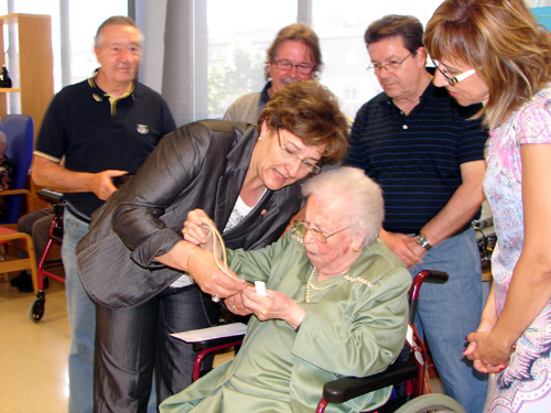 Acte d'homenatge a Encarnación Fernández.