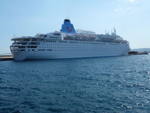 El Thomson Dream, avui a Palamós.