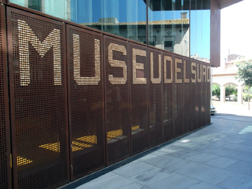 Entrada al Museu del Suro de Palafrugell.