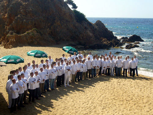 El col·lectiu de xefs de La Cuina de l'Empordanet.