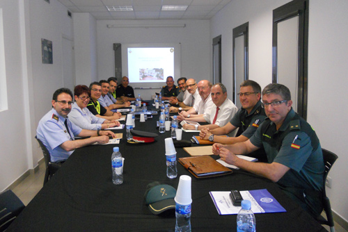Reunió de la Junta Local de Seguretat de Calonge, divendres passat.