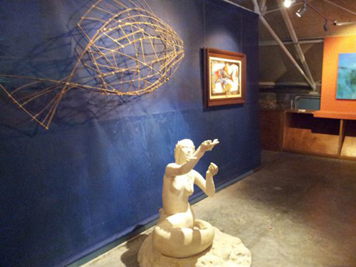 Exposició del Cercle Artístic de Palamós al Museu de la Pesca.