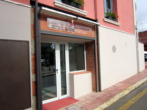 El Centre de Distribució d'Aliments de Calonge.