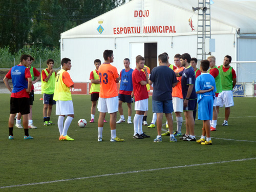 Una de les proves del 'draft', dilluns passat.