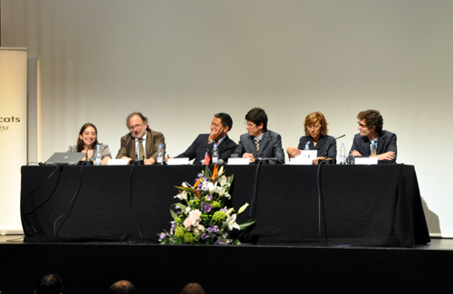Sessió inaugural del Congrés de Joves Advocats, aquest matí a La Gorga. (Foto: Mònica Manchado).
