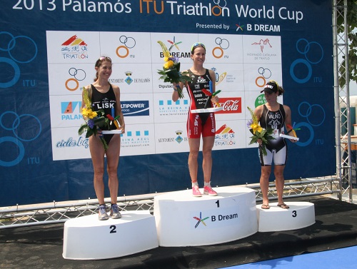 La txeca Radka Vodickova (al mig), guanyadora categoria Promaster femení.