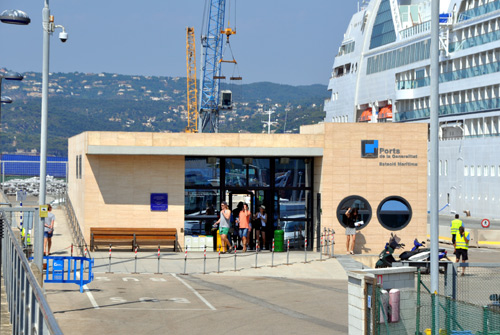 Estació de passatgers del port de Palamós. (Foto: M.M.).