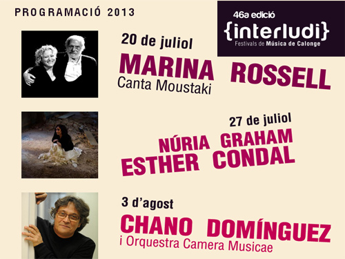 Demà comença el festival de Calonge Interludi.