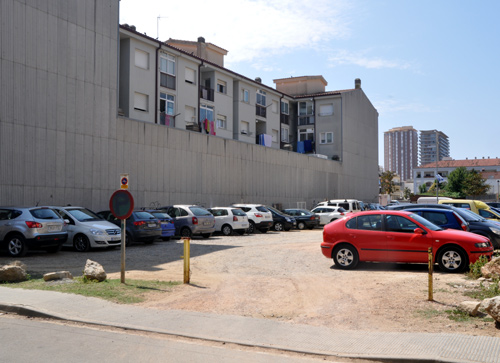 El nou aparcament del carrer de Pere Joan.