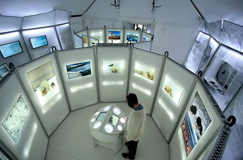 L'exposició 'L'Àrtic es trenca'. (Foto: Andoni Canela).