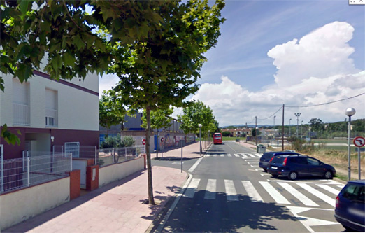El carrer de Santiago Bañeras i Goday.