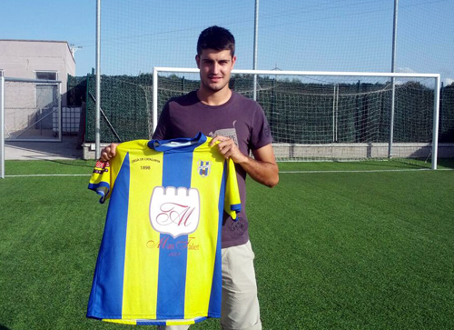 El nou jugador del Palamós CF, Toni Cunill.