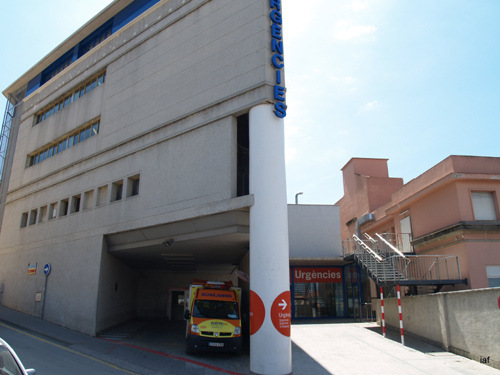 El ferit el van portar al Servei d'Urgències de l'hospital de Palamós.