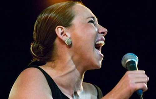 La cantant de jazz Susana Sheiman.