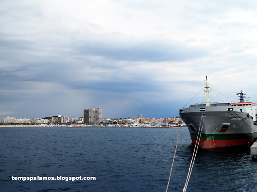 Temps ennuvolat, aquest cap de setmana a Palamós.