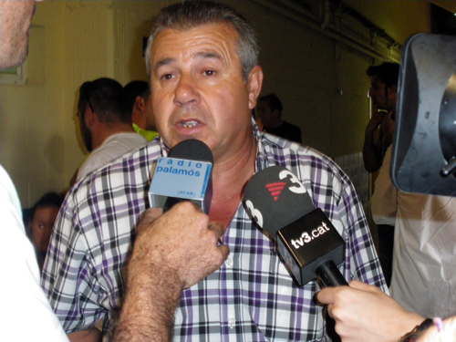 Miquel Aguilar, president del Palamós CF.
