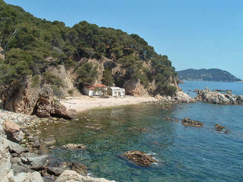 La cala del Crit, on va tenir lloc l'accident. (Foto: gracianet.cat).