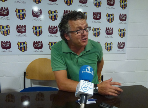 El tècnic del Palamós CF, Jordi Guerrero.