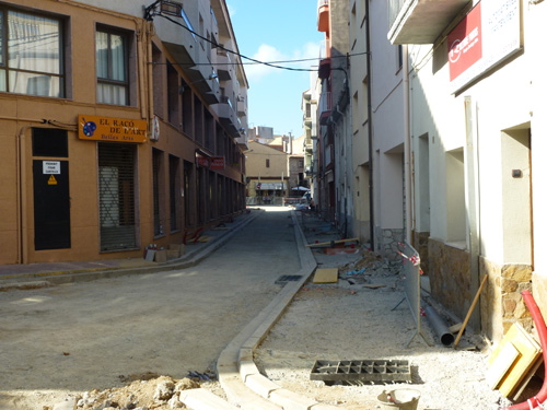 Les obres del Sant Joan Baptista de La Salle, avui.