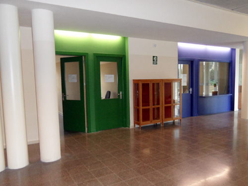 Interior de la nova escola Vila-romà.