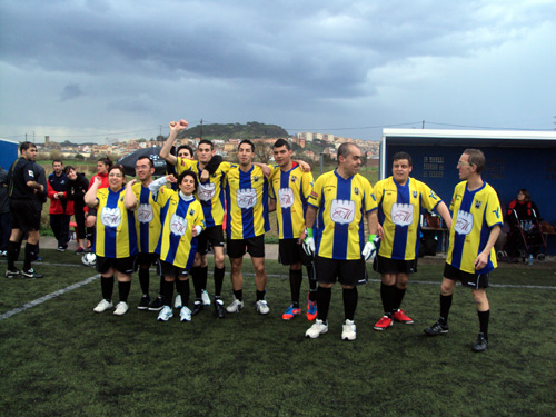 L'equip de futbol Vimar Baix Empordà.