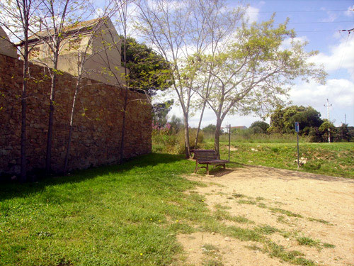 La zona de l'ARE de la Roqueta, a tocar del cementiri municipal.