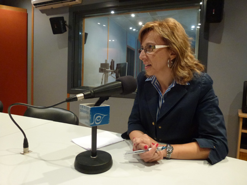 L'alcaldessa de Palamós, Teresa Ferrés.
