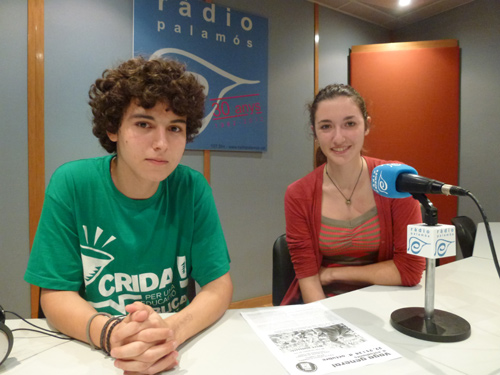 Pol Mingo i Paula Serra, estudiants de l'IES Palamós.