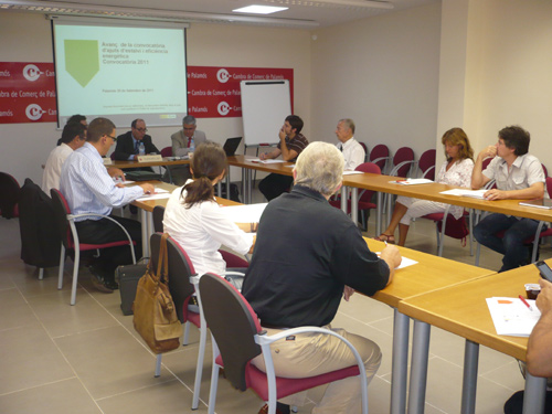 Les sessions a la seu de la Cambra de Comerç de Palamós.