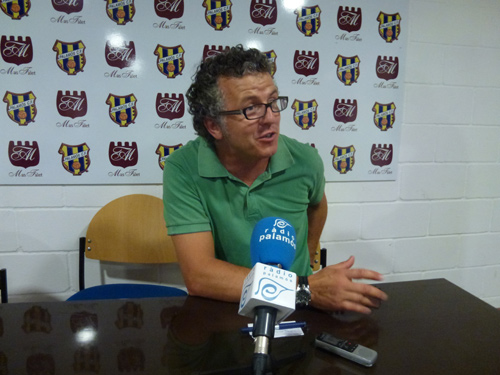 Roda de premsa de Jordi Guerrero, en una imatge d'arxiu.