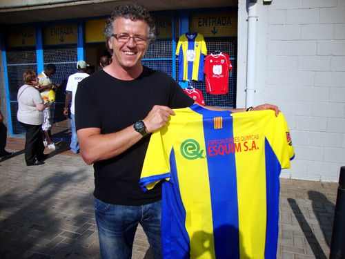 L'entrenador del Palamós CF, Jordi Guerrero.