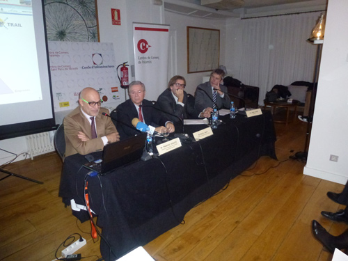 Jornada del Cercle d'Infraestructures a la Costa Brava, aquest matí a l'hotel Trias de Palamós.