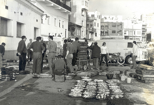 Una foto antiga de Palamós.