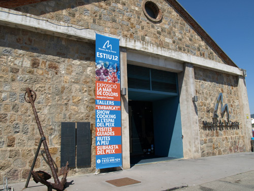Entrada al Museu de la Pesca de Palamós.