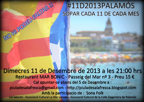 Convocatòria de la trobada de tuitaires a Palamós.